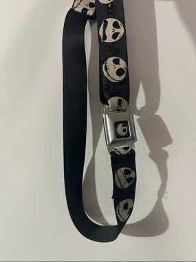 Jack Skellington Adjustable Seatbelt Belt